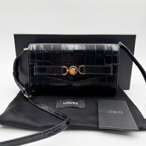 Versace Medusa '95 croc-effect cross body bag